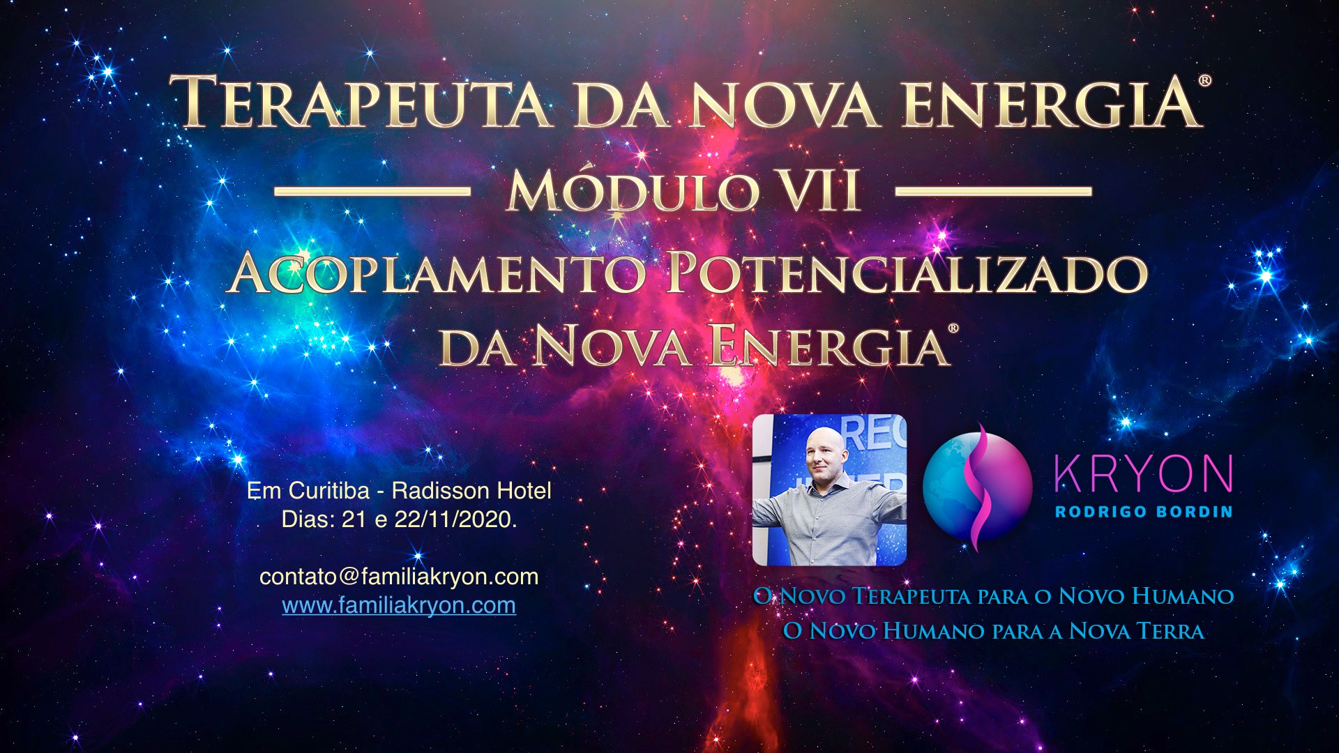 Terapeuta da Nova Energia® - Módulo VII - Acoplamento Potencializado da Nova Energia®